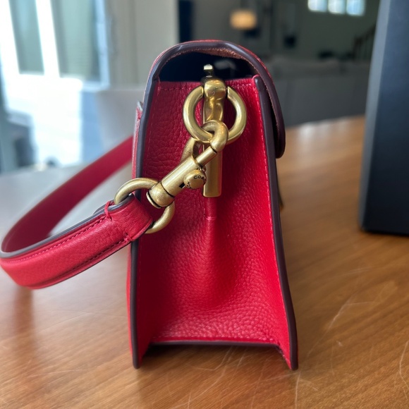 Coach Tabby 26 Bag in Red - Picture 4 of 13